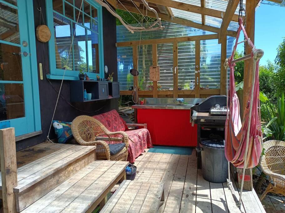 Gumboot Paradise Eco Stay Barrytown Exterior foto
