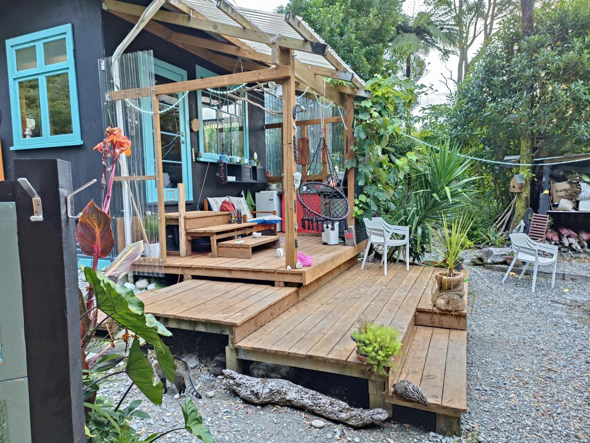 Gumboot Paradise Eco Stay Barrytown Exterior foto